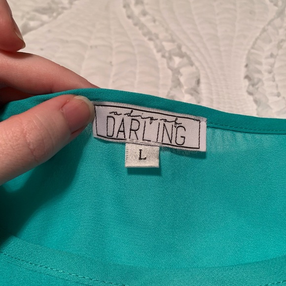 Turquoise Women’s Relaxed Fit Blouse (bin2) - Picture 3 of 6